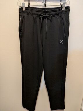 Game Time Black Men's Joggers with Drawstring